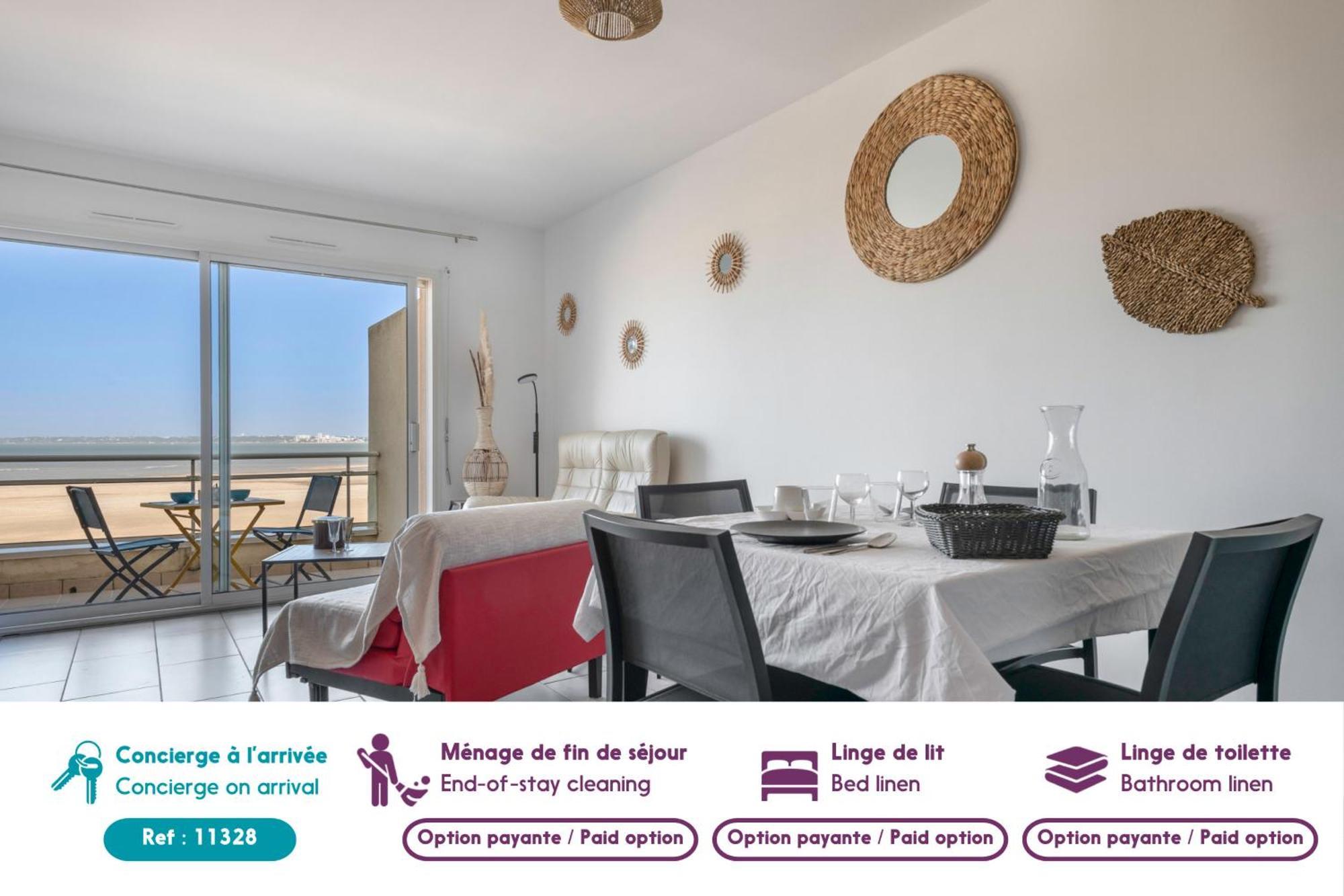 Face Mer - Bel Appartement Pour 4 Saint-Brévin-les-Pins Dış mekan fotoğraf